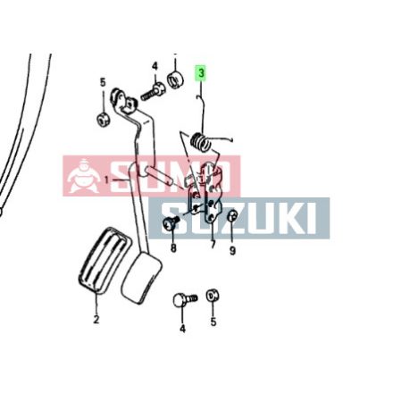 Suzuki Samurai Accelerator Pedal Spring 09448-21005