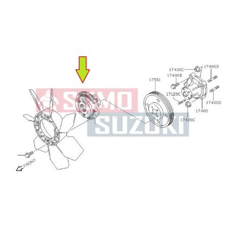 Suzuki Jimny Clutch Assy Fan 17120-81A00