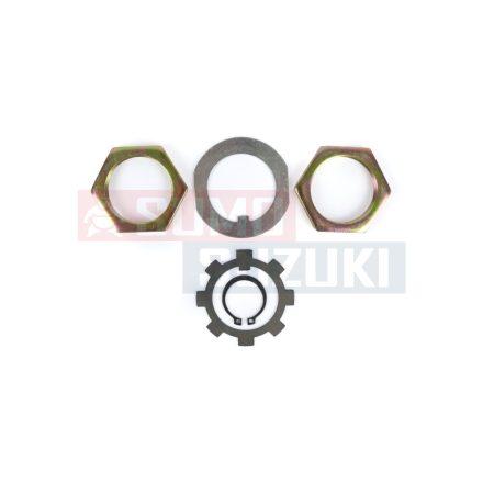 Suzuki Samurai SJ410,SJ413 Front Hub Wheel Bearing Nut and Washer KIT (5 Pcs) G-43461-80000-KIT-SS