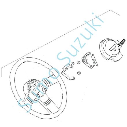 Suzuki Samurai Kormánykerék készlet 48110-80030