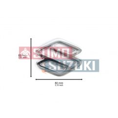 Suzuki Samurai Grill Chrome Emblem 77811-60G01,77811-50C00