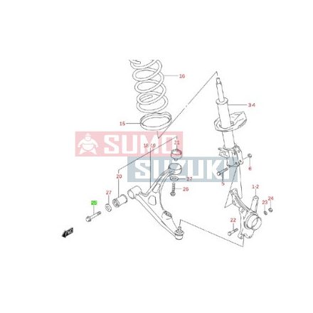 Suzuki lengőkar csavar  S-09135-12005-E
