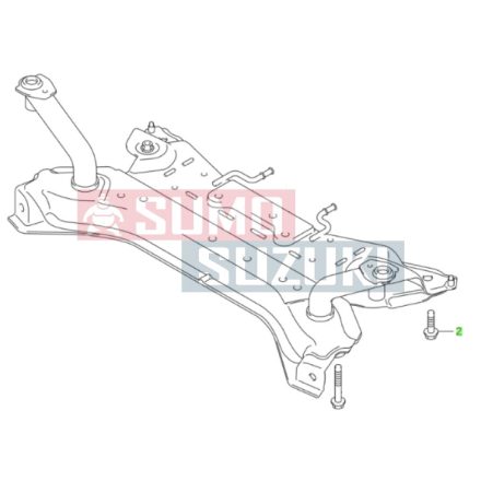Suzuki Swift 2005-> bölcső csavar kicsi 09135-14006
