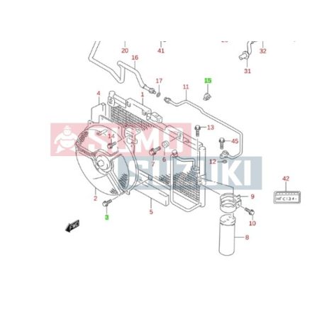 Suzuki légkondi cső patent 09403-08405