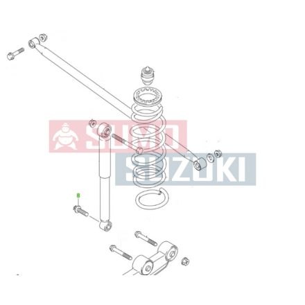 Suzuki Ignis hátsó lengéscsillapító alsó csavar 09502-12050-E