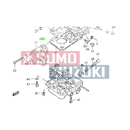 Suzuki Maruti Karburátor dúsító szelep membrán tömítés GYÁRI 13362-84300