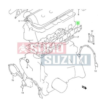 Suzuki kipufogó sor tömítés 1,6 GYÁRI 14140-52G00