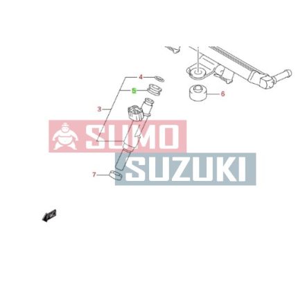 Suzuki hengerenkénti Injektorfej tömítés GYÁRI 15720-09300