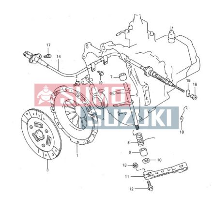Suzuki japán Wagon R kuplung bowden 23710-75F21