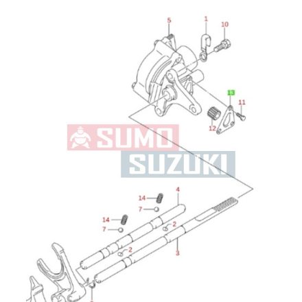 Suzuki Jimny fogaskerék ház burkolat 29751-76J00