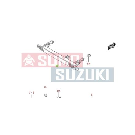 Suzuki Vitara 2015 -től pótféklámpa 35810-71LA1