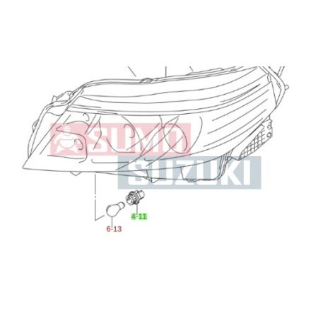 Suzuki Vitara 2015-> fényszóró izzó foglalat 21W-os izzóhoz 36118-77A00