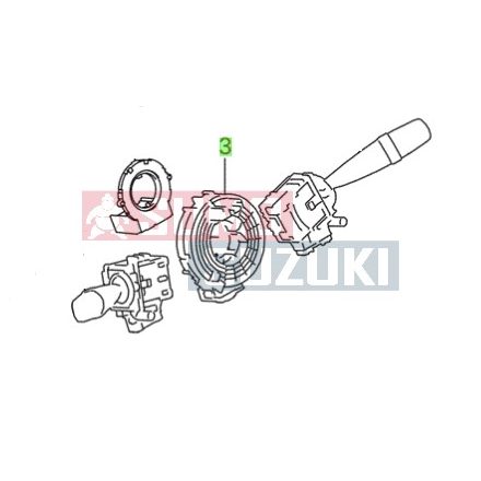 Suzuki Celerio légzsák átvezető tekercs 37480-84M00