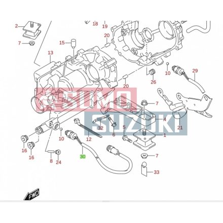 Suzuki Jimny 4WD visszajelző kapcsoló, első 37630-76J20 