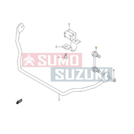Suzuki Jimny stabilizátor gömbfej  42420-81A10