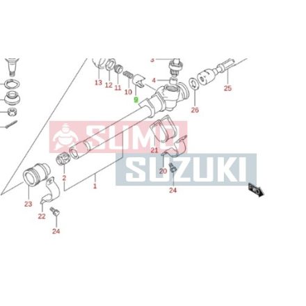 Suzuki Alto fogasléc állító dugattyú GYÁRI 48534-50E00