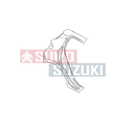 Suzuki Swift 2017-> jobb hátsó sárvédő 64111-53R01-P31