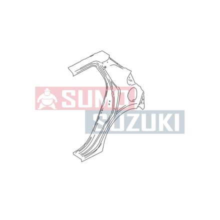 Suzuki Swift 2017-> bal hátsó sárvédő 64511-53R01-P31