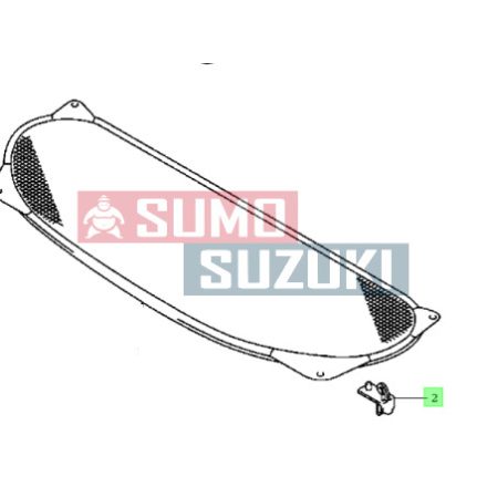 Suzuki Wagon R+ hálós kalaptartó patent 87412-76F00-5PK